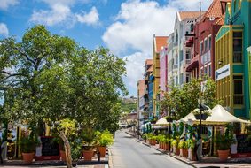 Curacao Town Architecture City Antilles Wi