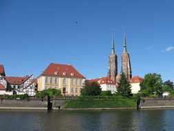 WrocÅ‚aw, OstrÃ³w Tumski, River