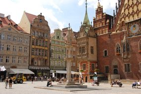 Poland, WrocÅ‚aw, City, Houses