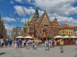 WrocÅ‚aw, The Market, The Town Hall, View