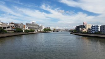 Tsurumi River, Yokohama, Japan