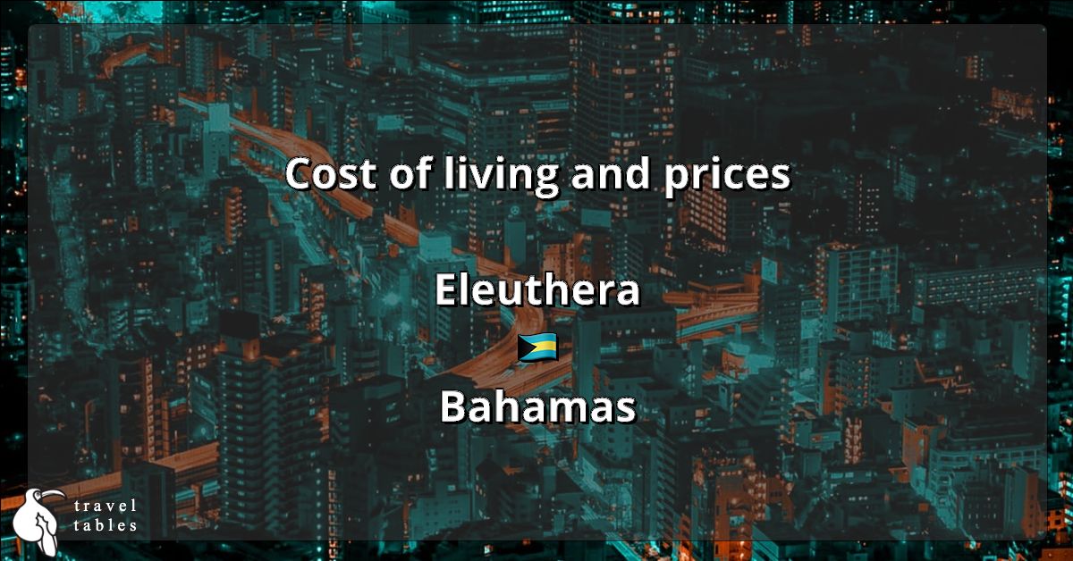 Cost of living and prices in Eleuthera 🇧🇸 Updated Jul 2023 TravelTables