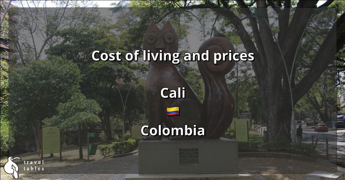 Cost of living and prices in Cali 🇨🇴 Updated Jul 2023 TravelTables