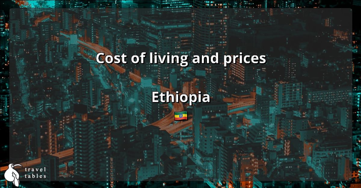 Average Cost Of Living In Ethiopia