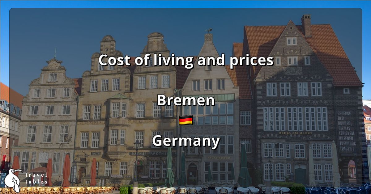 Cost of living and prices in Bremen 🇩🇪 Updated Jul 2023 TravelTables