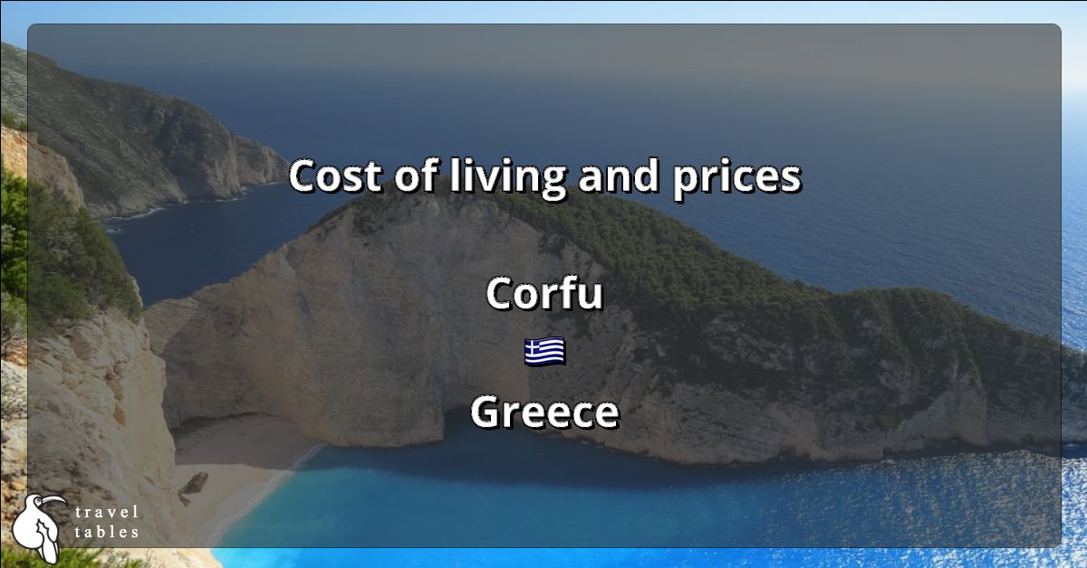 Cost of living and prices in Corfu 🇬🇷 Updated Jul 2023 TravelTables