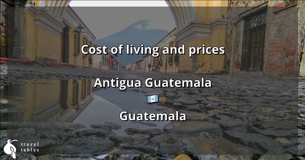 Cost of living and prices in Antigua Guatemala 🇬🇹 Updated Jul 2023
