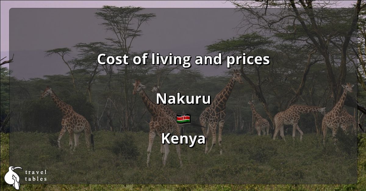 Cost Of Living And Prices In Nakuru Updated Jul 2023 TravelTables africa-time-zone-map