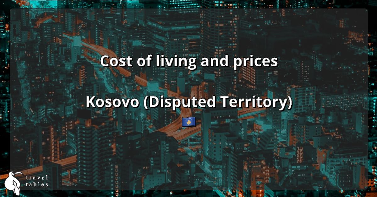 Cost of living and prices in Kosovo (Disputed Territory) 🇽🇰 Updated Jul