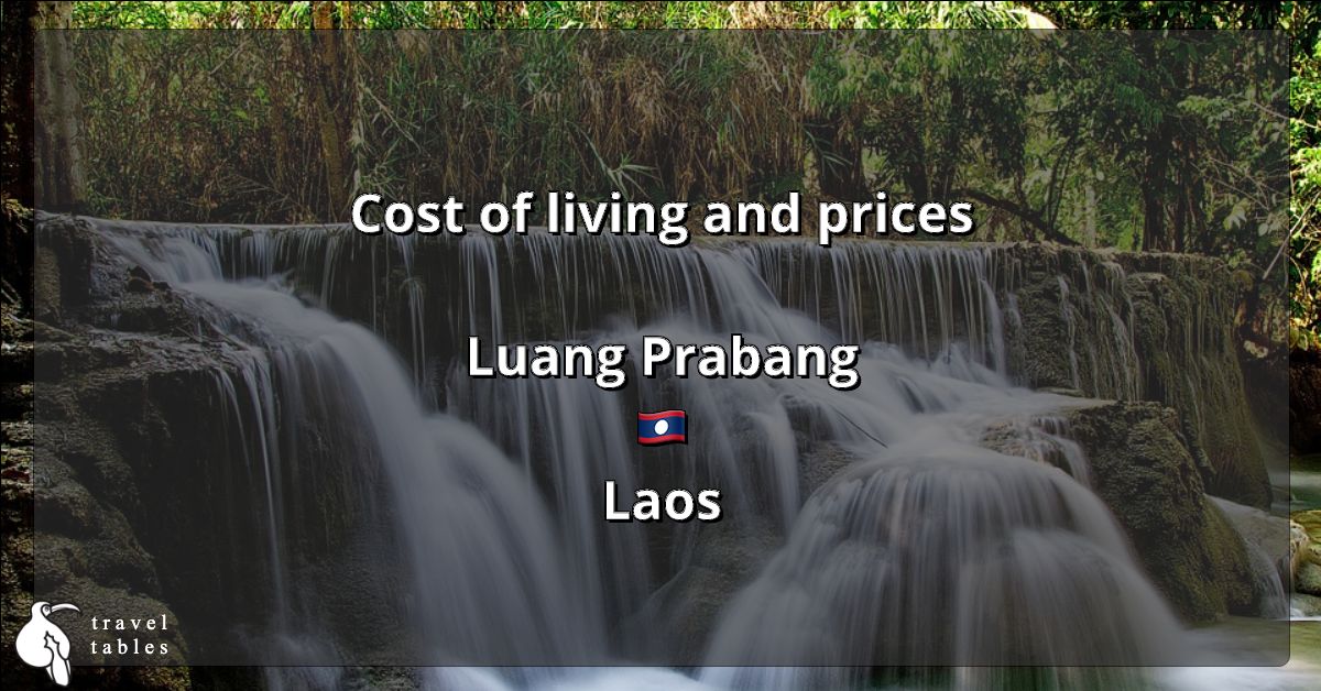 Cost of living and prices in Luang Prabang 🇱🇦 Updated Jul 2023