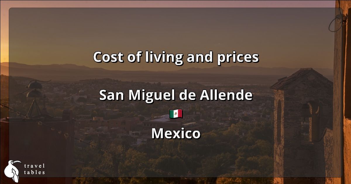 Cost of living and prices in San Miguel de Allende 🇲🇽 Updated Jul 2023