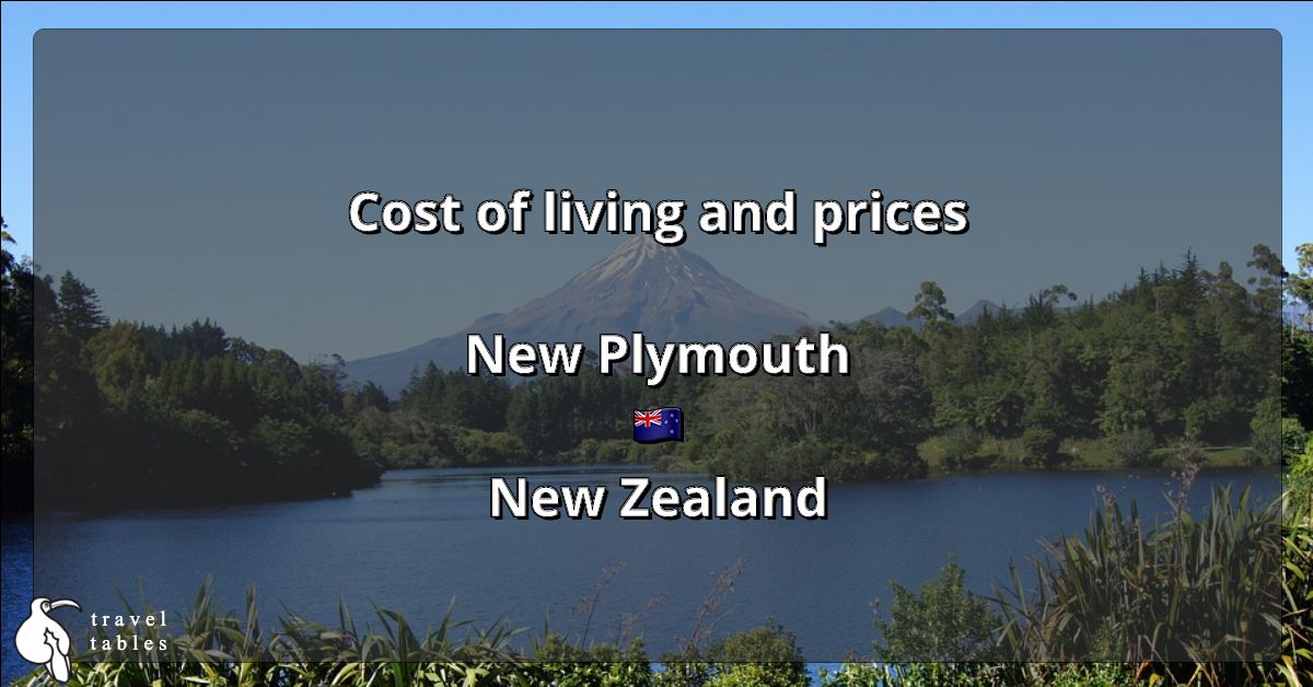 Cost of living and prices in New Plymouth 🇳🇿 Updated Jul 2023