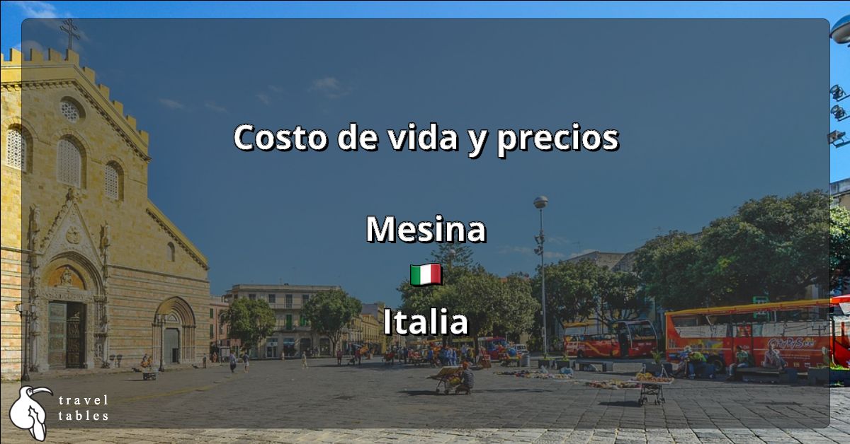 Costo de vida y precios en Messina 🇮🇹 Actualizado jul 2023 TravelTables