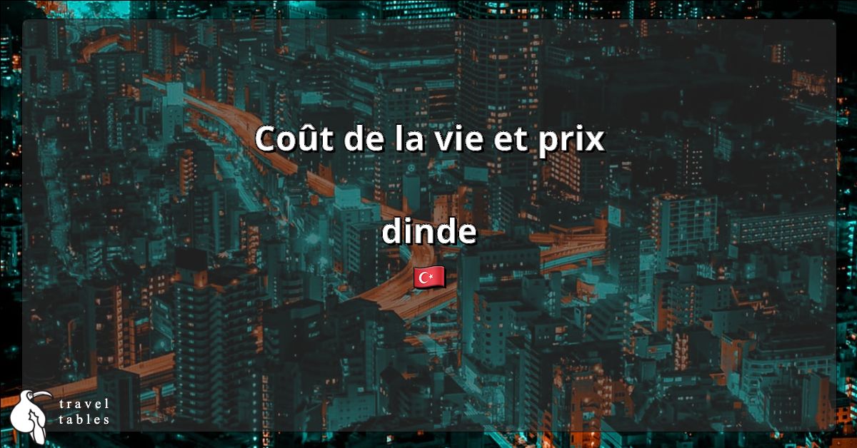 Coût de la vie et prix en Turquie 🇹🇷 Mise à jour juil 2023 TravelTables