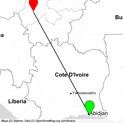 Bingerville (ABJ) - Bamako (BKO) Cheap Flight Tickets Price Calendar 2021