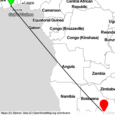 Accra (ACC) - Kempton Park (JNB) Cheap Flight Tickets Price Calendar 2021