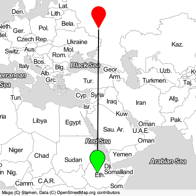 Addis Ababa (ADD) - Voronezh (VOZ) Cheap Flight Tickets Price Calendar 2021