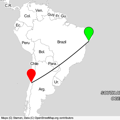 Aracaju (AJU) - Santiago (SCL) Cheap Flight Tickets Price Calendar 2021