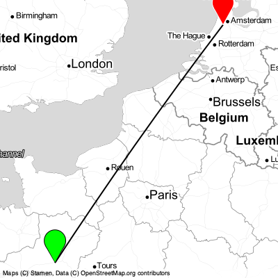 Angers (ANE) - Amstelveen (AMS) Cheap Flight Tickets Price Calendar 2021