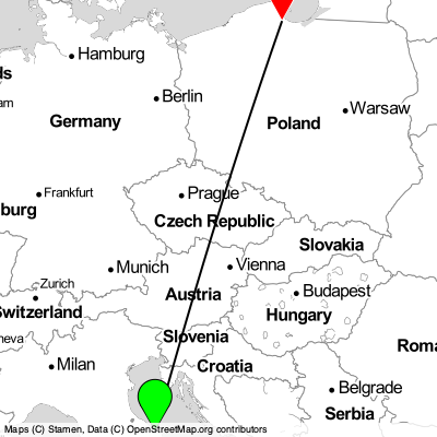 Ancona (AOI) - Sopot (GDN) Cheap Flight Tickets Price Calendar 2021