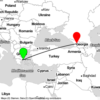 Porto Rafti (ATH) - Kutaisi (KUT) Cheap Flight Tickets Price Calendar 2021
