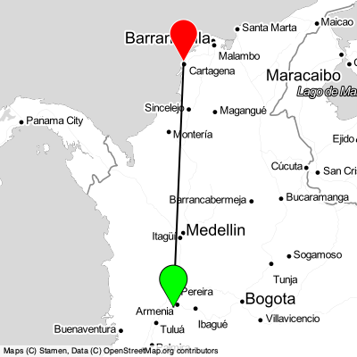 Armenia (AXM) - Cartagena (CTG) Cheap Flight Tickets Price Calendar 2021