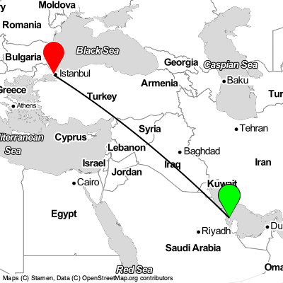 Muharraq (BAH) - Esenyurt (IST) Cheap Flight Tickets Price Calendar 2021
