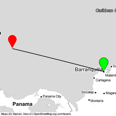 Soledad (BAQ) - San Andrés (ADZ) Cheap Flight Tickets Price Calendar 2021