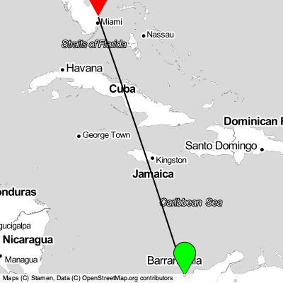 Soledad (BAQ) - Fort Lauderdale (FLL) Cheap Flight Tickets Price Calendar 2021