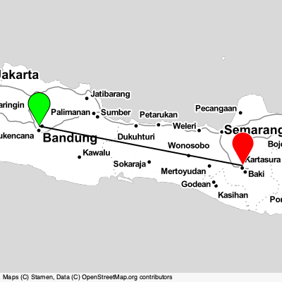 Bandung (BDO) - Surakarta (SOC) Cheap Flight Tickets Price Calendar 2021