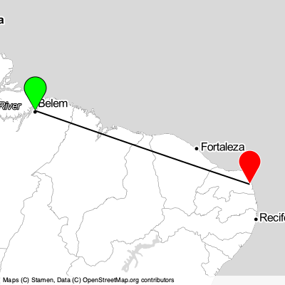 Belém (BEL) - Natal (NAT) Cheap Flight Tickets Price Calendar 2021