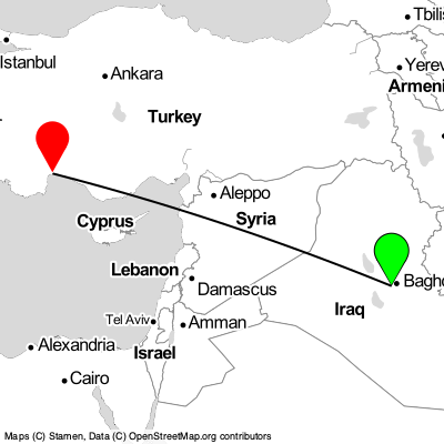 Baghdad (BGW) - Antalya (AYT) Cheap Flight Tickets Price Calendar 2021