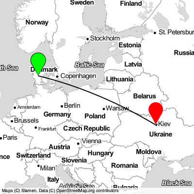 Billund (BLL) - Kyiv (IEV) Cheap Flight Tickets Price Calendar 2021