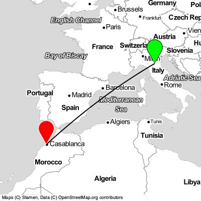Bologna (BLQ) - Casablanca (CAS) Cheap Flight Tickets Price Calendar 2021
