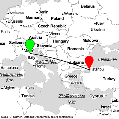 Bologna (BLQ) - Esenyurt (IST) Cheap Flight Tickets Price Calendar 2021