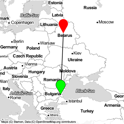 Burgas (BOJ) - Minsk (MSQ) Cheap Flight Tickets Price Calendar 2021