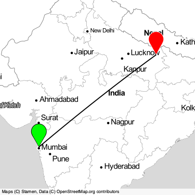 Mumbai (BOM) - Gorakhpur (GOP) Cheap Flight Tickets Price Calendar 2021