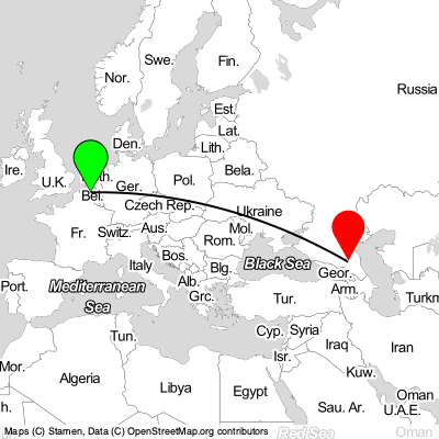 Vilvoorde (BRU) - Grozny (GRV) Cheap Flight Tickets Price Calendar 2021