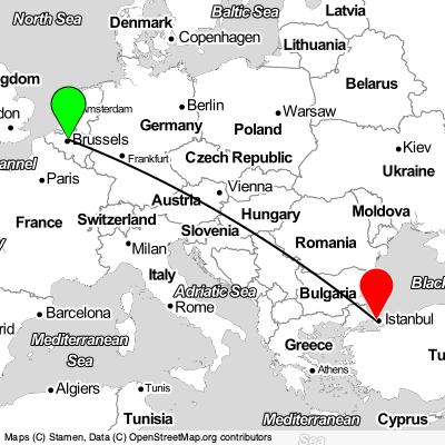 Vilvoorde (BRU) - Esenyurt (IST) Cheap Flight Tickets Price Calendar 2021