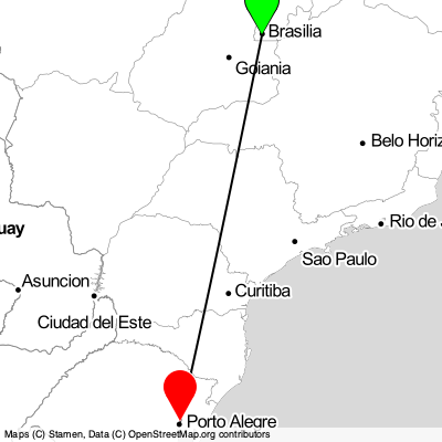 Brasilia (BSB) - Porto Alegre (POA) Cheap Flight Tickets Price Calendar 2021