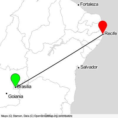 Brasilia (BSB) - Recife (REC) Cheap Flight Tickets Price Calendar 2021