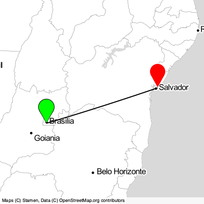 Brasilia (BSB) - Salvador (SSA) Cheap Flight Tickets Price Calendar 2021