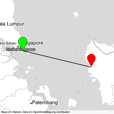 Batam (BTH) - Pontianak (PNK) Cheap Flight Tickets Price Calendar 2021