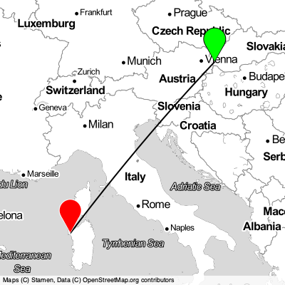 Bratislava (BTS) - Alghero (AHO) Cheap Flight Tickets Price Calendar 2021
