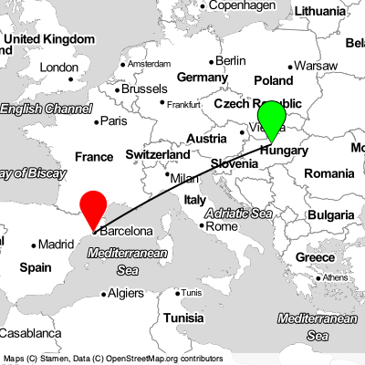 Budapest (BUD) - Sant Boi de Llobregat (BCN) Cheap Flight Tickets Price Calendar 2021