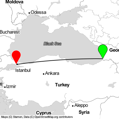 Batumi (BUS) - Esenyurt (IST) Cheap Flight Tickets Price Calendar 2021