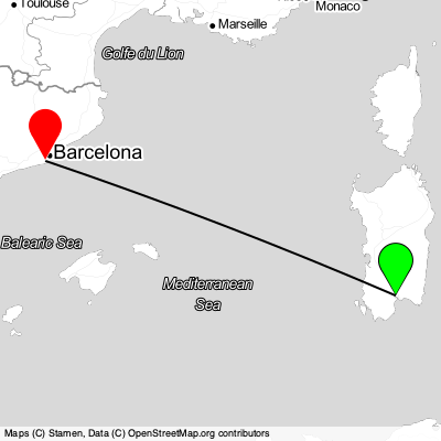 Cagliari (CAG) - Sant Boi de Llobregat (BCN) Cheap Flight Tickets Price Calendar 2021