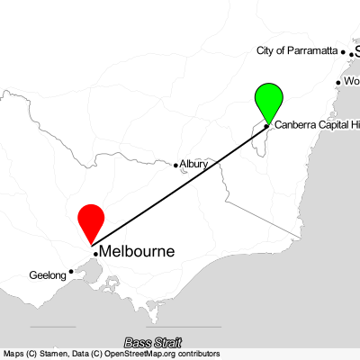 Canberra (CBR) - Melbourne (MEL) Cheap Flight Tickets Price Calendar 2021