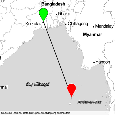 Kolkata (CCU) - Bogale (IXZ) Cheap Flight Tickets Price Calendar 2021