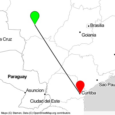 Cuiabá (CGB) - Curitiba (CWB) Cheap Flight Tickets Price Calendar 2021